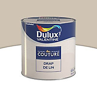Peinture murs et boiseries Couture de Dulux Valentine satin velours drap de lin 0,5L