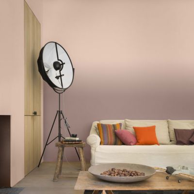 Peinture murs et boiseries Couture de Dulux Valentine satin velours feutre taupe 2L