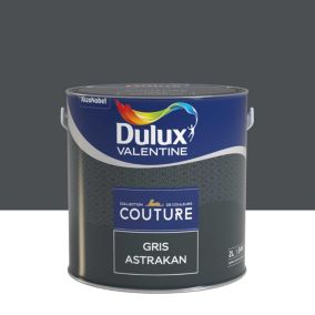 Peinture murs et boiseries Couture de Dulux Valentine satin velours gris astrakan 2L