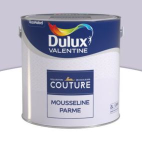 Peinture murs et boiseries Couture de Dulux Valentine satin velours mousseline parme 2L