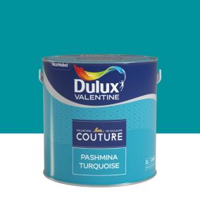 Peinture murs et boiseries Couture de Dulux Valentine satin velours pashmina turquoise 2L