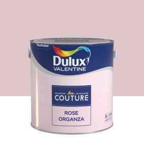 Peinture murs et boiseries Couture de Dulux Valentine satin velours rose organza 2L