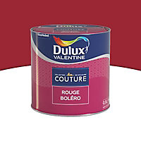 Peinture murs et boiseries Couture de Dulux Valentine satin velours rouge boléro 0,5L