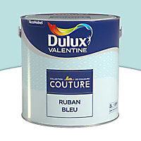 Peinture murs et boiseries Couture de Dulux Valentine satin velours ruban bleu 2L