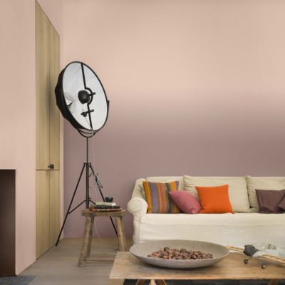Peinture murs et boiseries Couture de Dulux Valentine satin velours tulle corail 2L