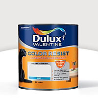 Peinture murs et boiseries Dulux Valentine Color resist blanc pur mat 1L