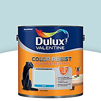 Peinture murs et boiseries Dulux Valentine Color resist bleu givré mat 2,5L