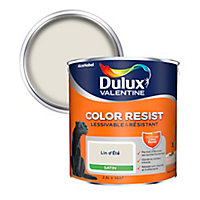 Peinture murs et boiseries Dulux Valentine Color Resist lin d'été satin 2,5L