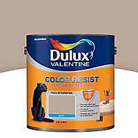 Peinture murs et boiseries Dulux Valentine Color resist noyer brut mat 2,5L