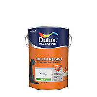 Peinture murs et boiseries Dulux Valentine Color Resist Satin blanc 5L