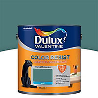 Peinture murs et boiseries Dulux Valentine Color resist vert profond mat 2,5L