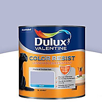 Peinture murs et boiseries Dulux Valentine Color resist violet minéral mat 1L