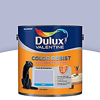 Peinture murs et boiseries Dulux Valentine Color resist violet minéral mat 2,5L
