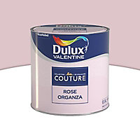 Peinture murs et boiseries Dulux Valentine Couture rose organza satiné 0,5L