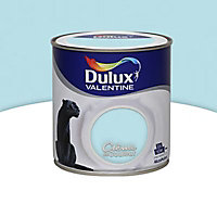 Peinture murs et boiseries Dulux Valentine Crème de couleur bleu rêveur satin 0,5L