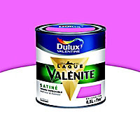 Peinture murs et boiseries Dulux Valentine Crème de couleur girly satin 0,5L