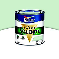 Peinture murs et boiseries Dulux Valentine Crème de couleur jardin secret satin 0,5L