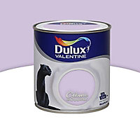 Peinture murs et boiseries Dulux Valentine Crème de couleur lavande satin 0,5L