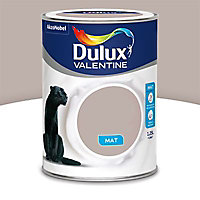 Peinture murs et boiseries Dulux Valentine Crème de couleur marron glacé mat 1,25L