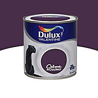 Peinture murs et boiseries Dulux Valentine Crème de couleur myrtille satin 0,5L