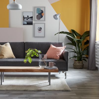 Peinture murs et boiseries GoodHome jaune Gran Via satin 2,5L