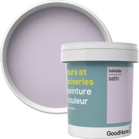 Peinture murs et boiseries GoodHome violet Hokkaido satin 0,75L