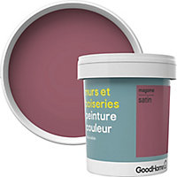 Peinture murs et boiseries GoodHome violet Magome satin 0,75L