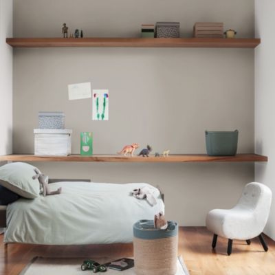 Peinture murs et boiseries gris le béton satin Dulux Valentine Si Simple ! 2.5 L