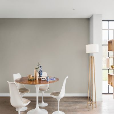 Peinture murs et boiseries gris le béton satin Dulux Valentine Si Simple ! 2.5 L