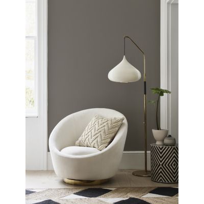 Peinture murs et boiseries marron brun tourbé Dulux Valentine Mat Velouté 2 L