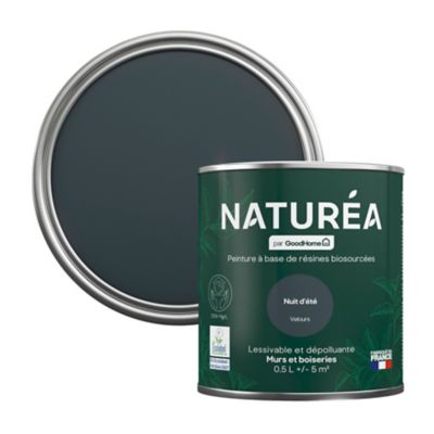 Peinture murs et boiseries Naturéa par GoodHome nuit d'été velours 0.5L