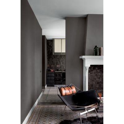 Peinture murs et boiseries noir magnétite Dulux Valentine Mat Velouté 2 L