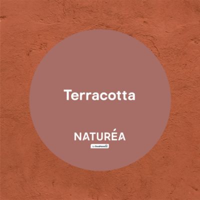 Peinture murs et boiseries terracotta velours GoodHome Naturéa 2 L