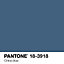 Peinture murs et boiseries Tollens Pantone 18-3918 china blue satin 1L