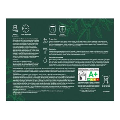 Peinture murs et boiseries vert épicéa velours GoodHome Naturéa 0.5 L