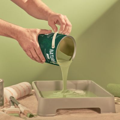 Peinture murs et boiseries vert trèfle velours GoodHome Naturéa 2 L