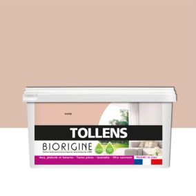 Peinture murs et plafonds Biorigine Tollens velours crème dune 2L
