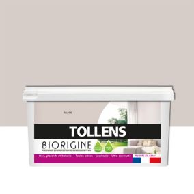 Peinture murs et plafonds Biorigine Tollens velours crème Silice 2L