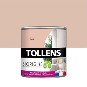 Peinture murs et plafonds Biorigine Tollens velours crème dune 50ml