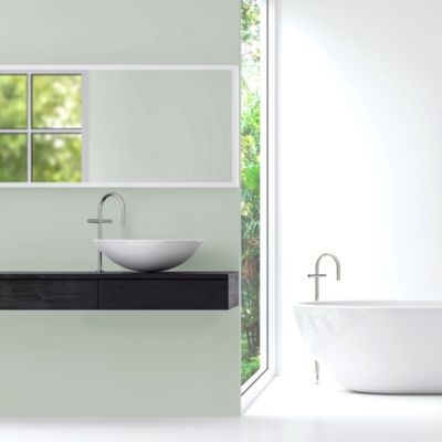 Peinture murs et plafonds cuisine et bains vert tendre satin Tollens 2 L
