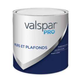 Peinture murs et plafonds mat base 1 Valspar Pro 2,5L