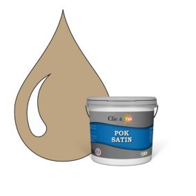 Peinture murs intérieurs satinée- Cuisine & Salle de bain POK SATIN - Cordelette 25m² - 2,5L