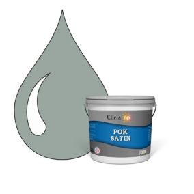 Peinture murs intérieurs satinée- Cuisine & Salle de bain POK SATIN - Eléphant 25m² - 2,5L