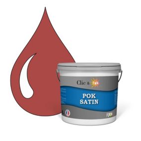 Peinture murs intérieurs satinée- Cuisine & Salle de bain POK SATIN - Grenade 50m² - 5L