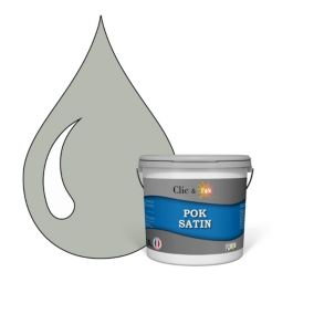 Peinture murs intérieurs satinée- Cuisine & Salle de bain POK SATIN - Requin 25m² - 2,5L
