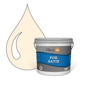 Peinture murs intérieurs satinée- Cuisine & Salle de bain POK SATIN - Rose Pêche 50m² - 5L