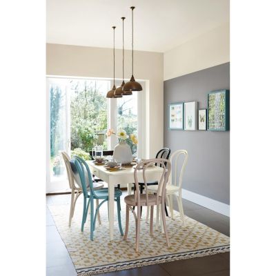 Peinture murs, plafonds, boiseries et radiateurs beige caravane des sables velours Dulux Valentine Crème de couleur 2.25 L