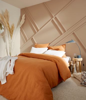 Peinture murs, plafonds, boiseries et radiateurs marron moka latte velours Dulux Valentine Crème de couleur 2.25 L