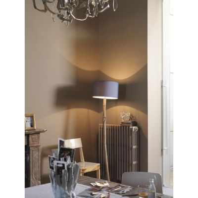 Peinture murs, plafonds, boiseries et radiateurs marron taupe velours Dulux Valentine Crème de Couleur 2.25 L