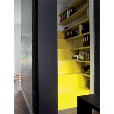 Peinture murs, plafonds, boiseries et radiateurs noir satin Dulux Valentine Crème de couleur 2.25 L
